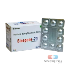 Melatonin 20mg Sleepose-20